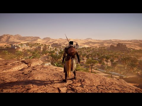 Assassin's Creed Origins relaxing gameplay RTX 4090