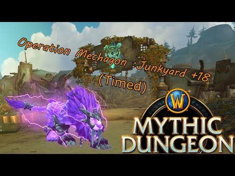 Operation Mechagon Junkyard +18 Feral Druid PoV BFA [8.3]