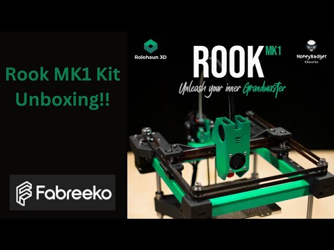 Fabreeko Rook MK1 Kit Unboxing!! - Inexpensive beginner CoreXY 3D printer!
