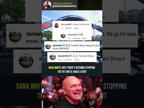 Dana White Says Nothing Is Stopping UFC White House Event 🔥 #ufc