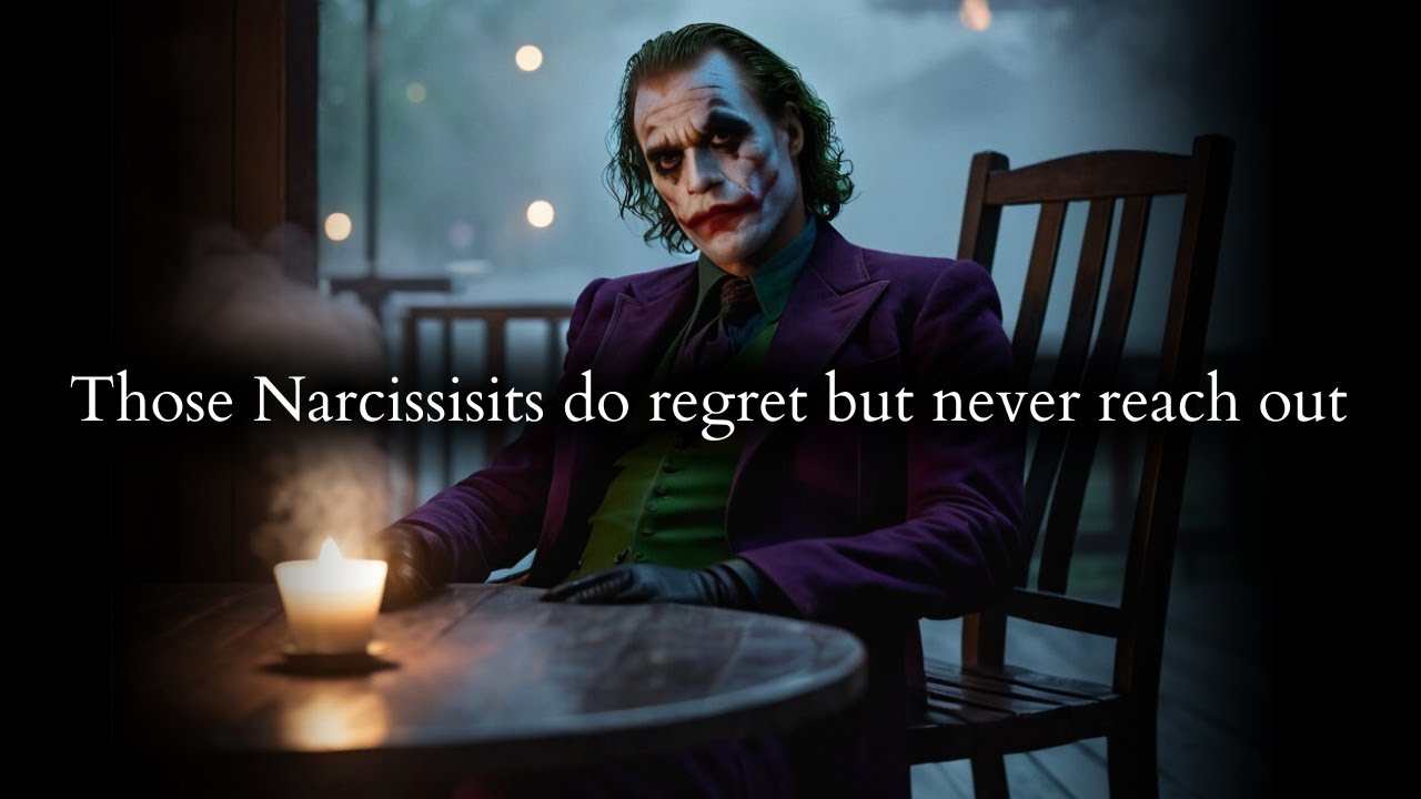 Trust me those Narcissists deeply regret losing you but never reach out - Joker Speech