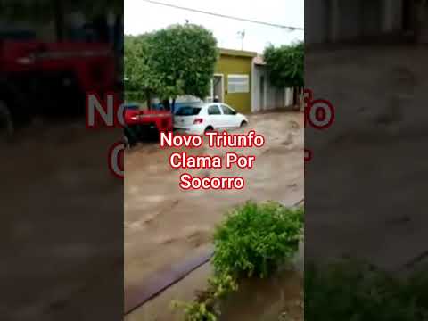 Muita Chuva Novo Triunfo Bahia.#chuvas #tempestade #nature