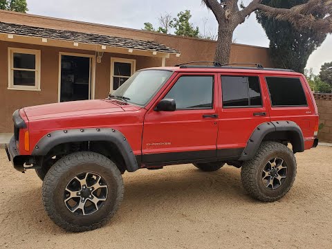 Jeep Cherokee XJ How to Replace Upper Control arms(JKS)/Track Bar Bushings, Death Wobble