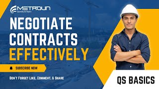 How to Negotiate Construction Contracts | Tips & Strategies