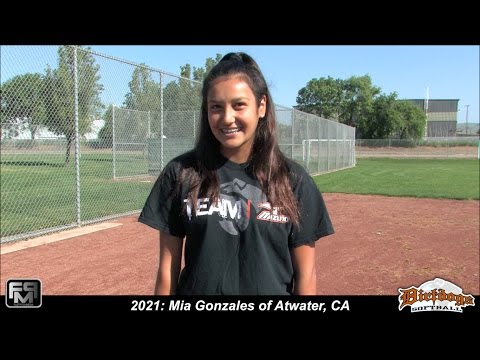 2021 Mia Gonzales Pitcher Softball Skills Video - Cen Cal - Dirt Dogs - Kubo