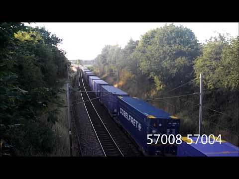 (HD) DRS 57008+57004 On 4M82 @ Carlisle South 26/07/13