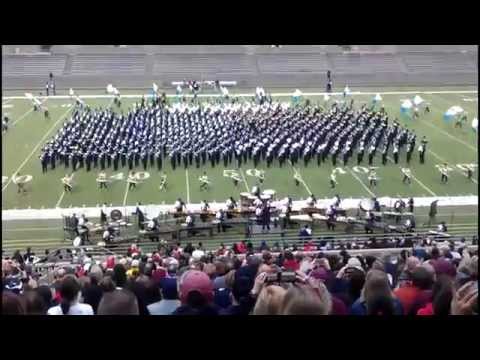 Largest Marching Band in America performs RINGS Angels in the Architecture - Allen Eagle Band - UIL