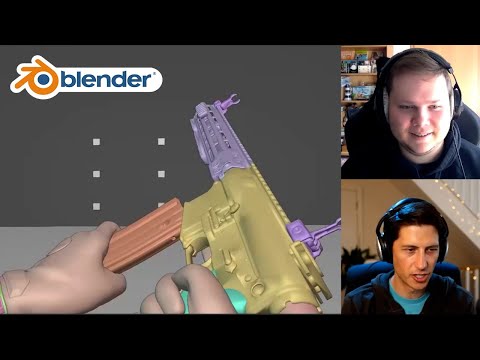 Blender FPS Video Game 3D Animator Workflow