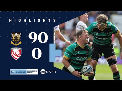EXTRAORDINARY WIN! 🤯 | Northampton 90-0 Gloucester | Gallagher Premiership Rugby Highlights