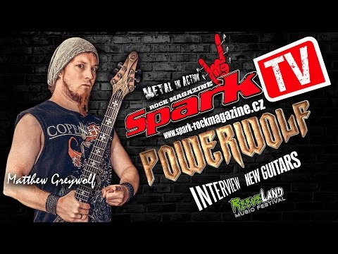 SPARK TV: POWERWOLF - About new guitars with Matthew Greywolf