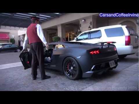 Lamborghini Bi-turbo 1500hp nas ruas de Beverly Hills