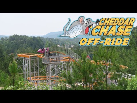 Off-ride footage of a Cheddar Chase train