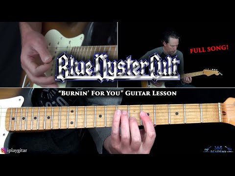 Blue Oyster Cult - Burnin' For You Guitar Lesson