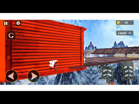 Impossible Stunt Car Tracks 3D: Green Car Driving Stunts Levels 13 & 14 - Android #games GamePlay