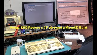 Amiga 1200 restore a CF card and a microsd build