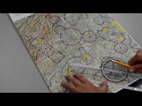 Part of a video titled True Course and Magnetic Variation - XC Flight Planning (Private Pilot ...