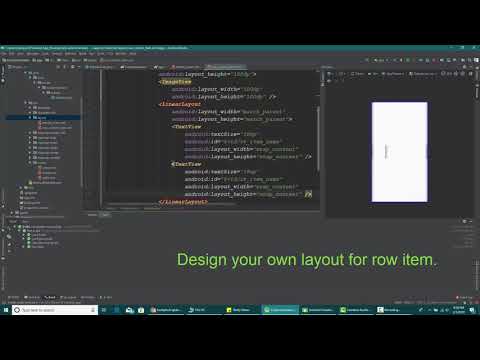 Android Custom Listview Tutorial