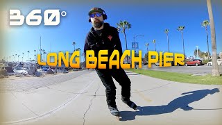 Edge 360° - VR Inline Skating on Long Beach Pier and Harbor
