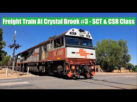 Freight Train At Crystal Brook #3 - SCT & CSR Class