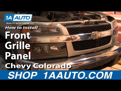 How To Remove Front Grille 04-12 Chevy Colorado