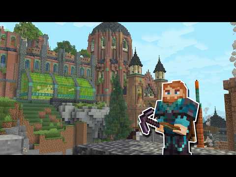 Starting the Dwarven District in my Minecraft City Project
