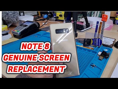 Samsung  Galaxy Note 8 Genuine Screen Replacement Tutorial