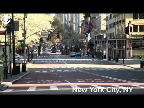 WEB EXTRA: Empty Streets In NYC And LA