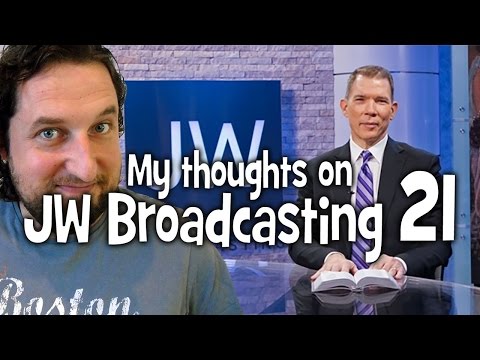 My thoughts on JW Broadcasting 21, with David Schafer (tv.jw.org) - Cedars' vlog no. 130
