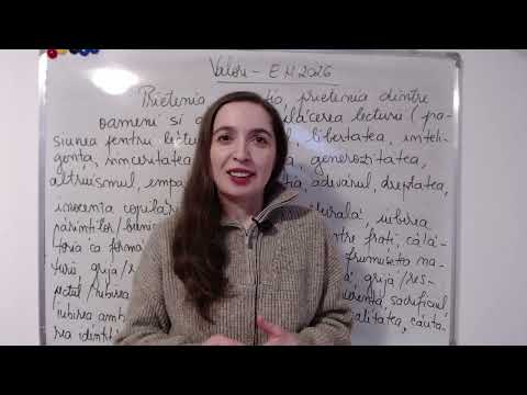 Values ​​and literary texts - EN 2026