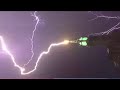 Lightning Strike On Mecca Clock Tower At 27th September 2019 During The Isha Adhan