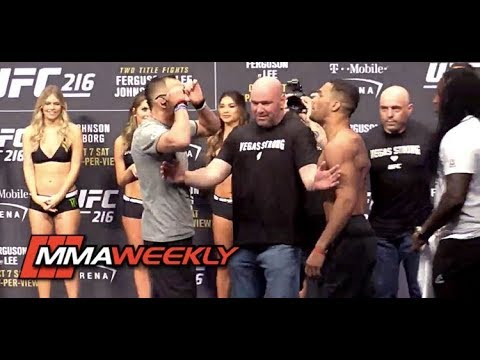 UFC 216 Ceremonial Weigh-Ins: Tony Ferguson vs Kevin Lee (FULL)