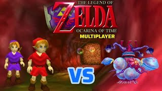 Ocarina Of Time Multiplayer Episode 3: The Adventure into Jabu Jabus Belly!