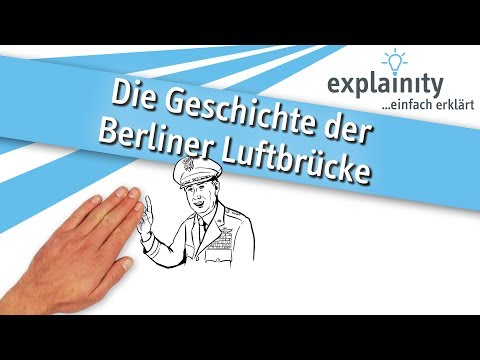Die Geschichte der Berliner Luftbrücke einfach erklärt (explainity® Erklärvideo)