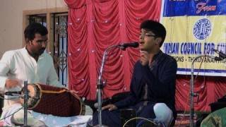 Carnatic music recital by Master Sankar Vaidyanathan