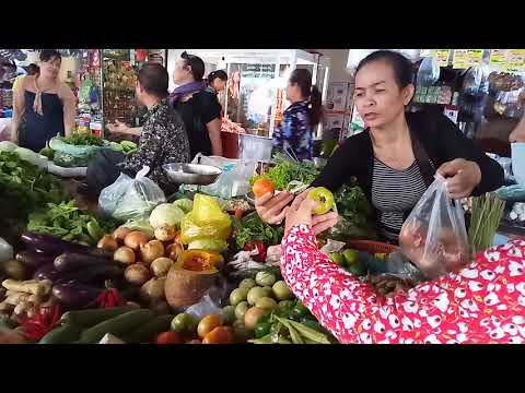Cambodian Street Food - Amazing Food View In Phnom Penh Market - Village Food View In The City
