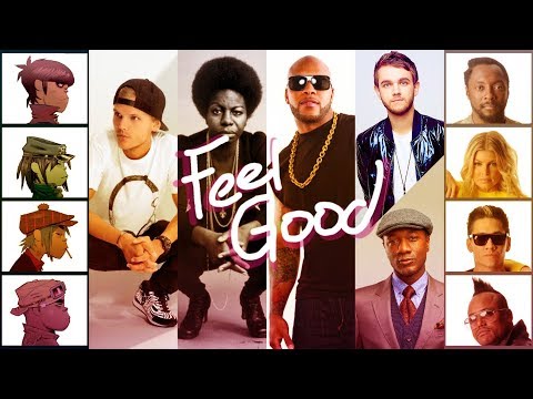 Feel Good (mashup w/ Gorillaz, Daya, Nina Simone, Zedd, Flo Rida, 16 more)