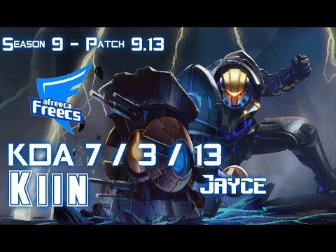 AFs Kiin JAYCE vs AATROX Top - Patch 9.13 KR Ranked