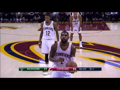 Kyrie End of Quarter And-One | Cavs vs Bucks (12/21/2016)