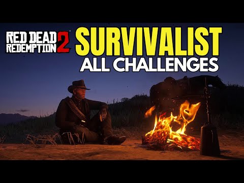 Red Dead Redemption 2 : SURVIVALIST Challenge Guide | RDR2