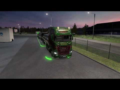 Euro Truck Simulator 2 (1.35.1.17s)- SCANIA. S520 8x4/Metal Beams  (51 t).Trailers.2 ( G29 )