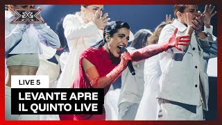 Levante canta "Gesù Cristo sono io" e apre il 5° Live dedicato agli inediti | X Factor 2025 Live 5