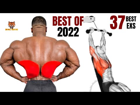 37 BEST BACK EXERCISES TO GET BIGGER BACK FAST / MUSCULATION DOS RÉSULTAT RAPIDE