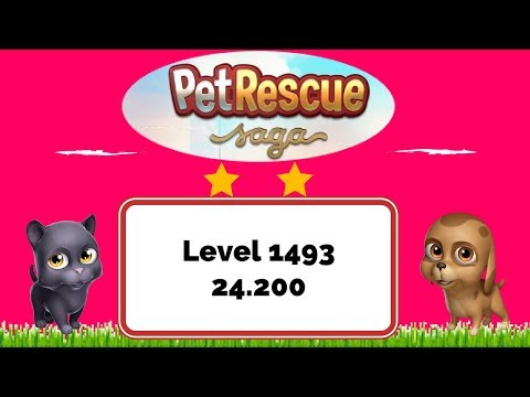 Pet Rescue Saga Level 1493 - No Boosters