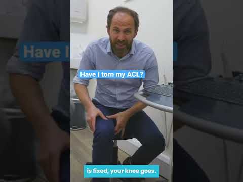 How can you tell if you’ve torn your ACL? #shorts