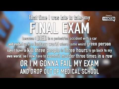 Short Film - That time I missed my EXAMS because I DIED and had 3 hours to kill 3 people to go back