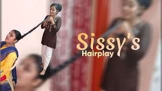 Download lagu Hair Oiling & Pulling | Hairplay with Sister |Requested Hairplay |Longhair Play |@SharmysVlogs mp3