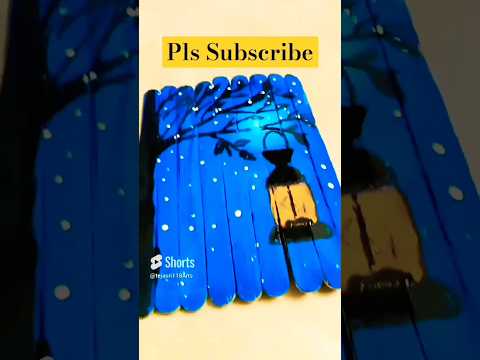 painting on ice cream sticks 😍pop sticks#shorts#viral#shorts.Pls Like, Share &Subscribe🥰🥰🙏