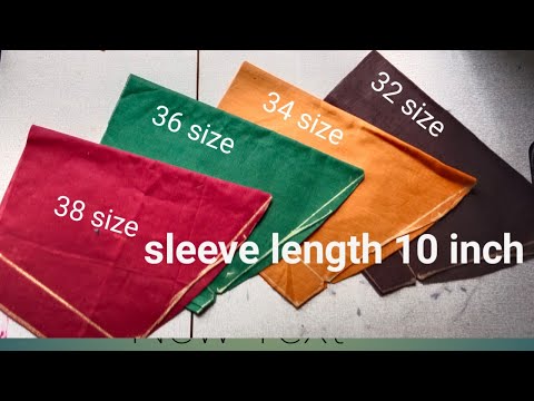 32-38 easy blouse sleeve measure/ sleeve length 10 inch/easy sew measure