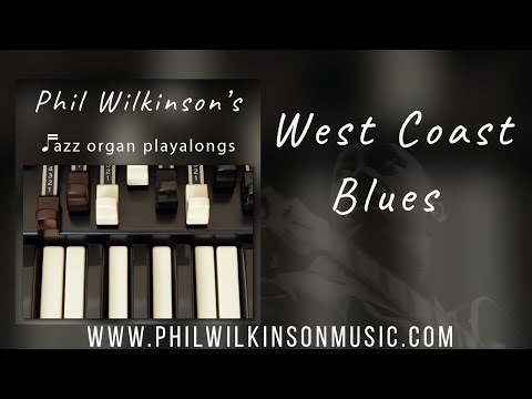 West Coast Blues - Organ and Drums Backing Track