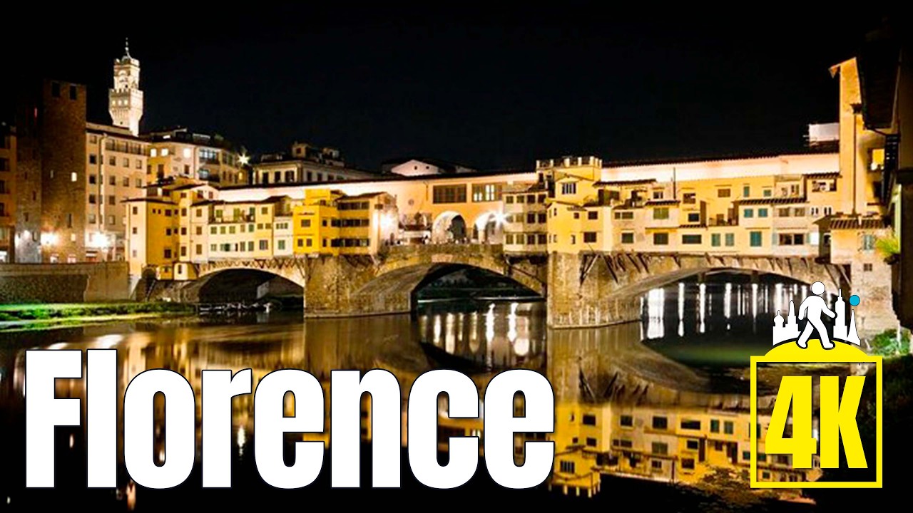Immersive street-level walking tour through Florence Night, Italy, showcasing authentic urban landscapes, local architecture, and the vibrant atmosphere of the city's neighborhoods